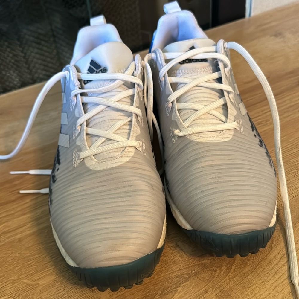 Adidas CodeChaos Spikeless Golf Shoes.